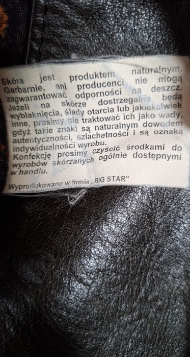 Kurtka skórzana Big Star