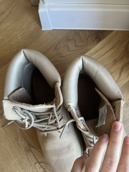 House Nowe botki śniegowce trapery beżowe 37