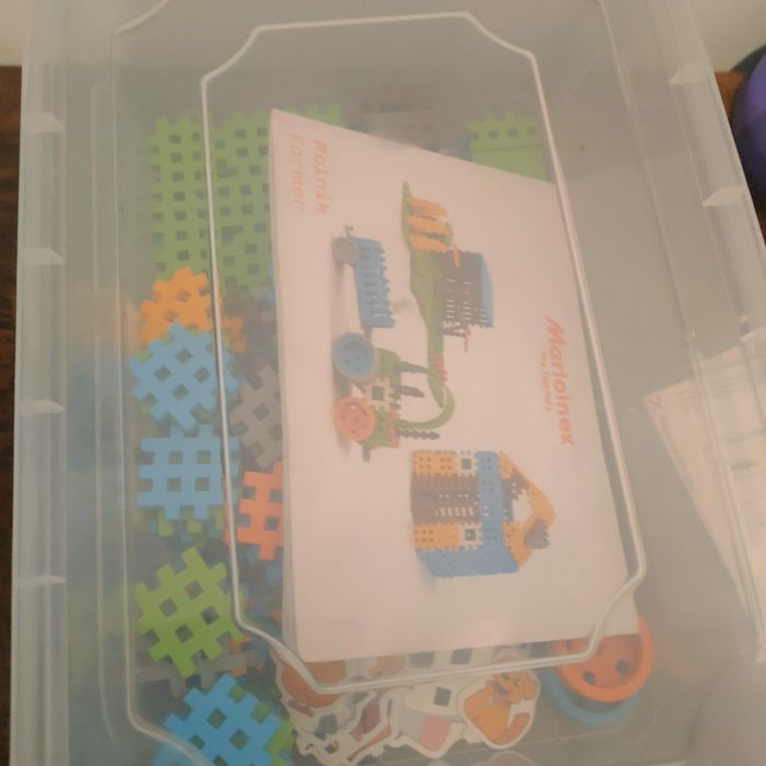 *Klocki Wafle średnie Marioinex 178 el