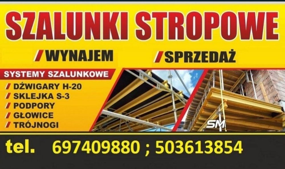 Stemple Podpory Sztyce Szalunki Rusztownie