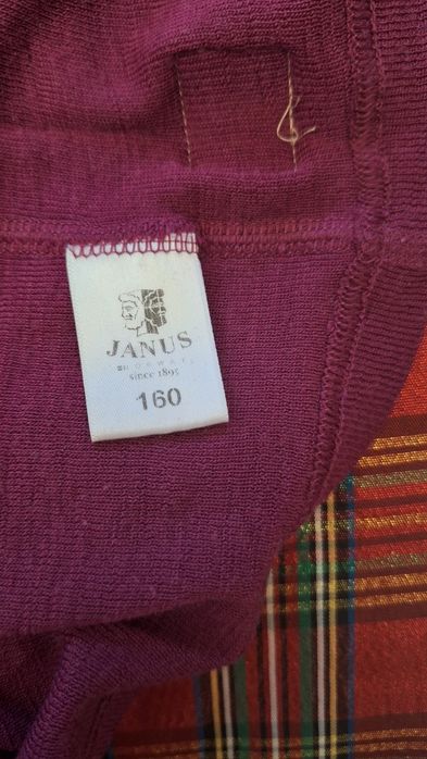 Amarantowa bluzka termiczna Janus 160 cm