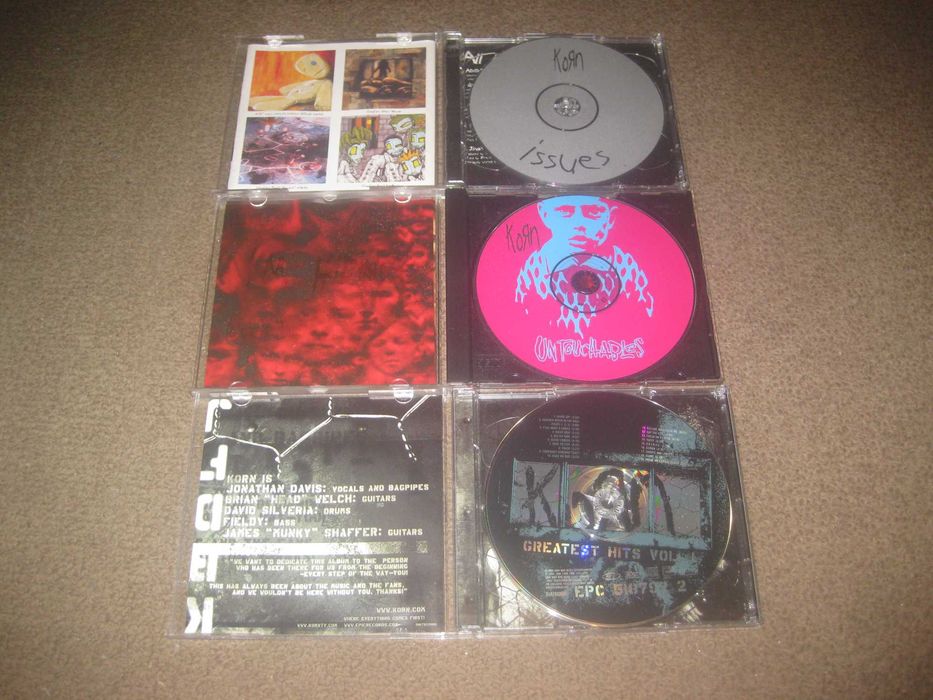 3 CDs dos "Korn"