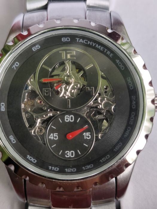 Męski Zegarek Automatyczny Skeleton Mastertime