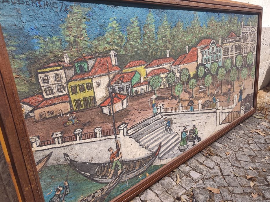 Quadro Pintura Naif