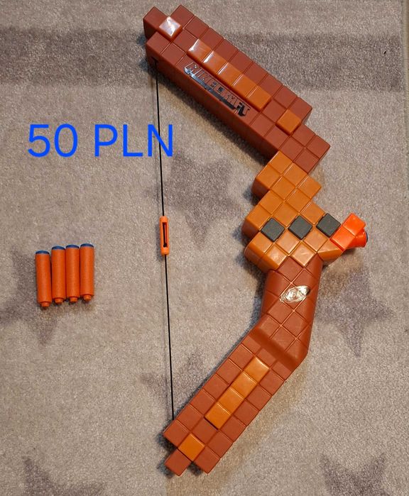 Łuk minecraft strzałki nerf