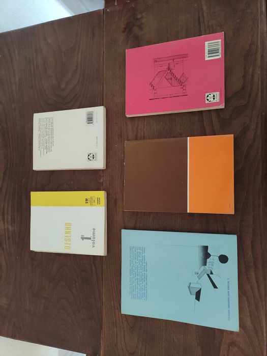 Conjunto livros desenho técnico arquitetura