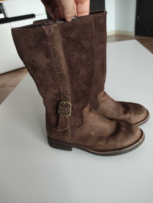 CLARKS kozaki nieocieplane oficerki rozm. 28 / 10