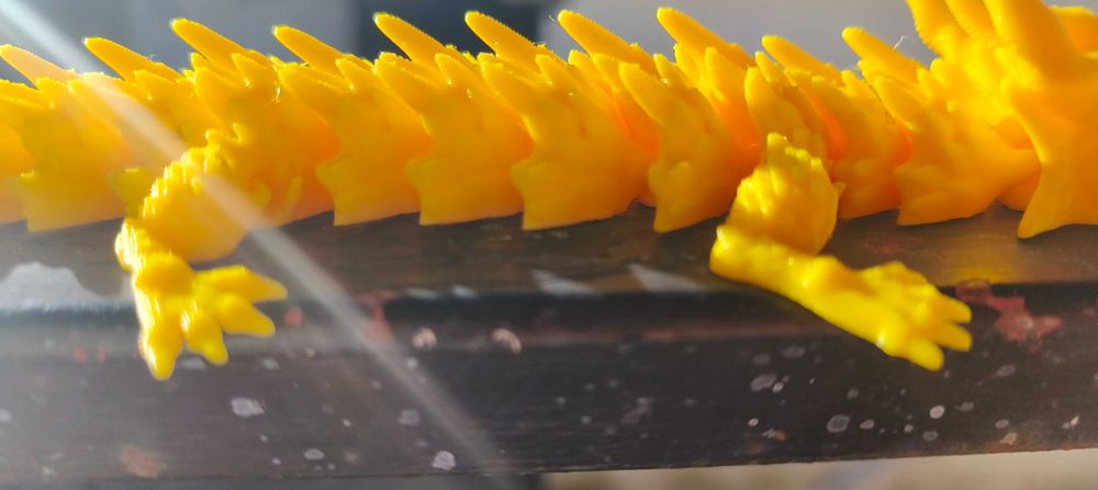 Dragão articulado impresso em 3D