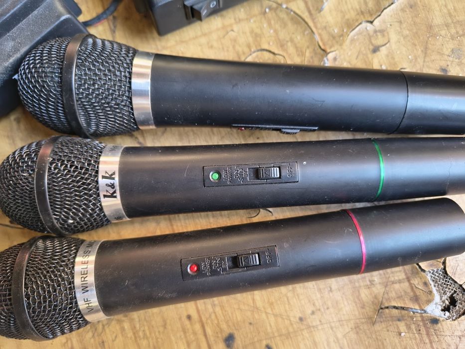 Mikrofony bezprzewodowe zestaw