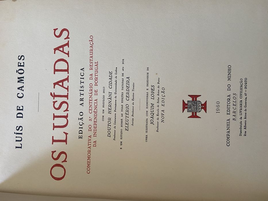 Livro Lusiadas de 1960