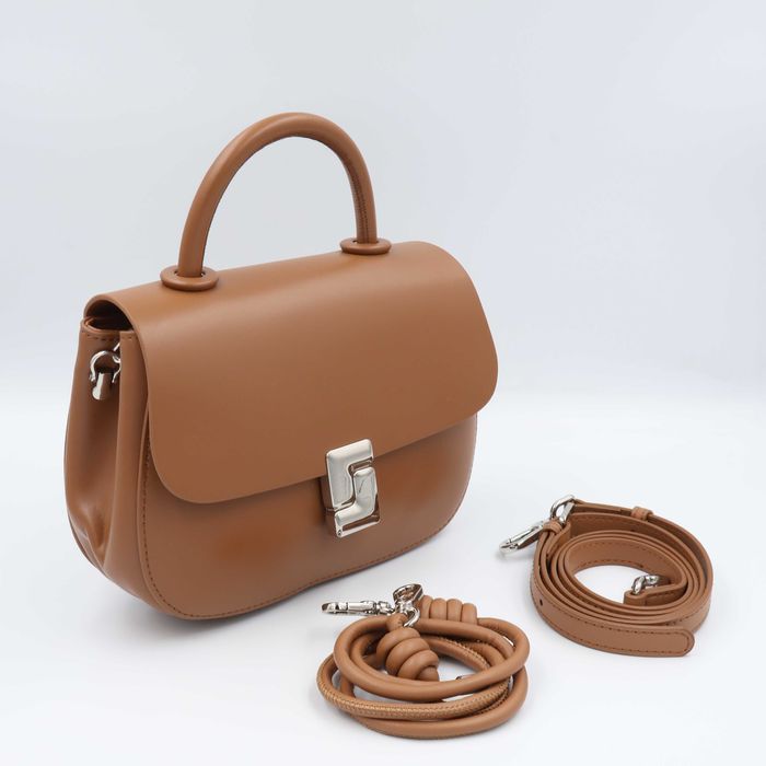 Сумка жіноча шкіряна чорна leather 5058 Сумка женская кожаная поліна