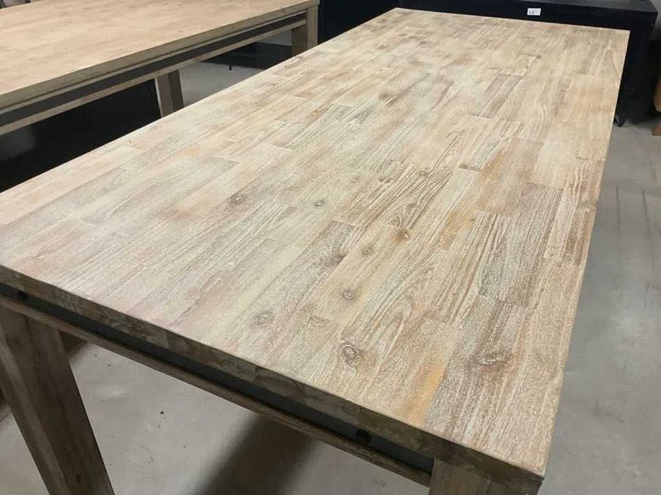 Stół drewniany Harlow 190x90cm - naturalne drewno