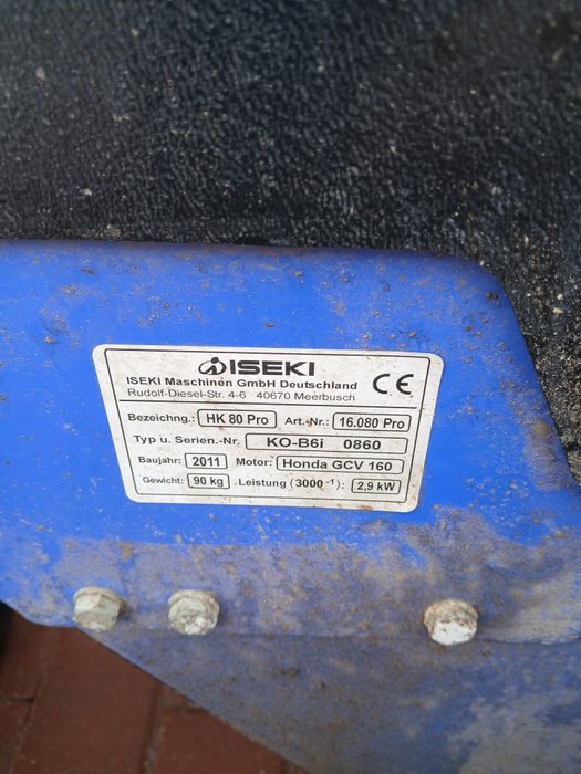 Zamiatarka spalinowa Iseki hk 80 pro silnik Honda plug do śniegu odsniezarka