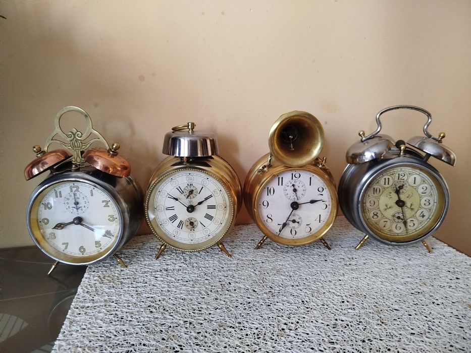 Niemiecki budzik HAU  "PHONOS" ok. 1905 , unikalny