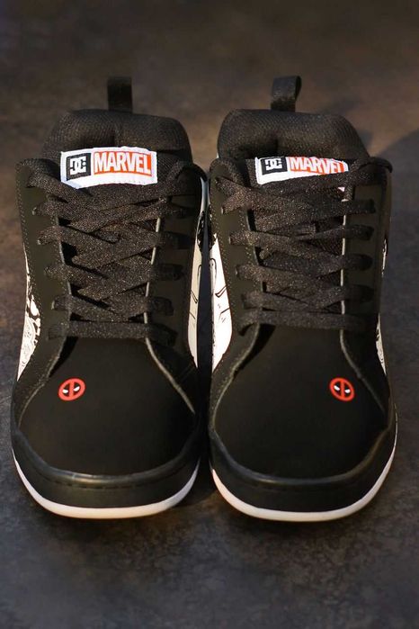 Мужские кроссовки DC Shoes Court Graffik «Marvel» Размеры 41-45