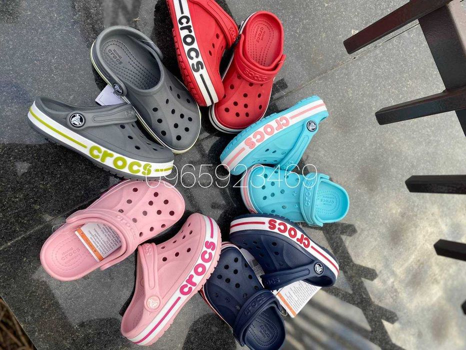Знижка! Дитячі крокси  Crocs Bayaband сабо  24-34рОригінал + Джибітс