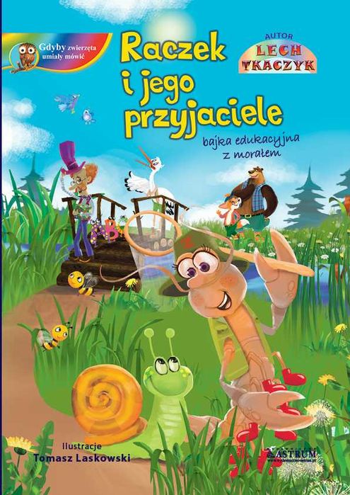 Sprzedam książkę Bajka Raczek i jego przyjaciele z audiobookiem .