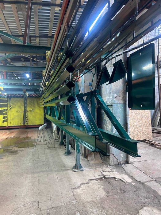 Порошкове фарбування Покраска Піскоструй Фарбування металоконструкцій