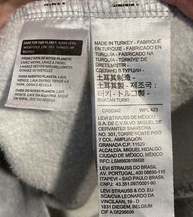 Худи на флисе Levis Relaxed Fit Graphic Hoodie.Оригинал.