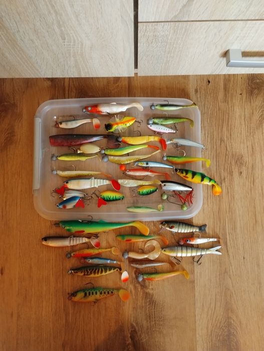 Zestaw przynęt szczupak okoń sandacz boleń sum