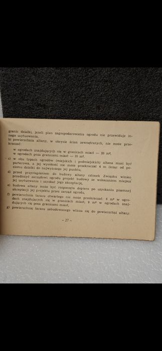 Regulamin Pracowniczego Ogrodu Działkowego 1982r