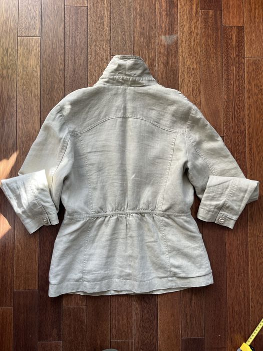 lniana narzutka/ marynarka na podszewce