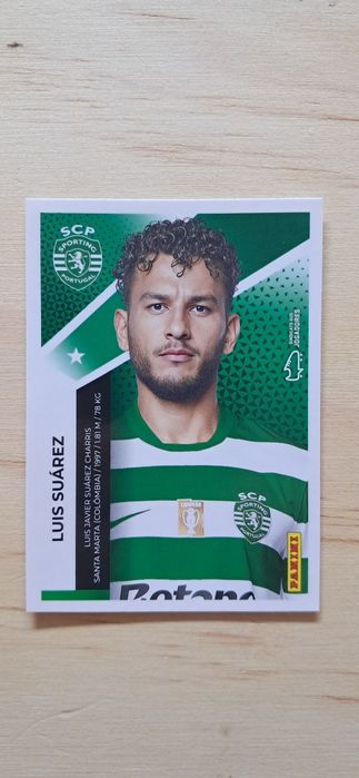 Cromo futebol de Luis Suarez(Liga Portuguesa)da Panini