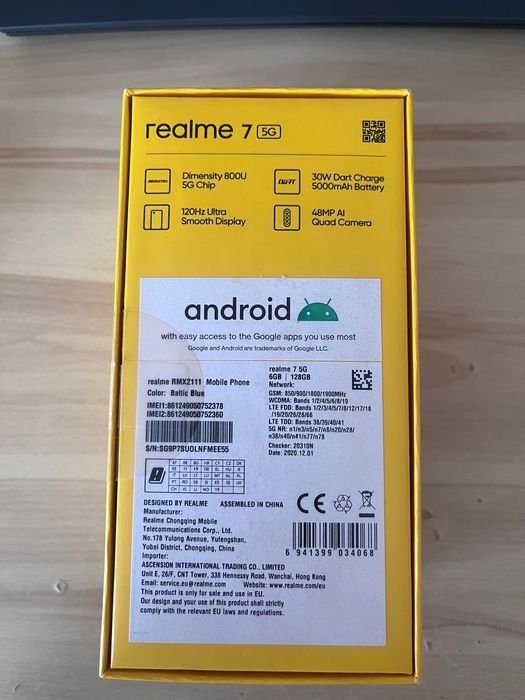 Smartfon Realme 7 5g 128GB