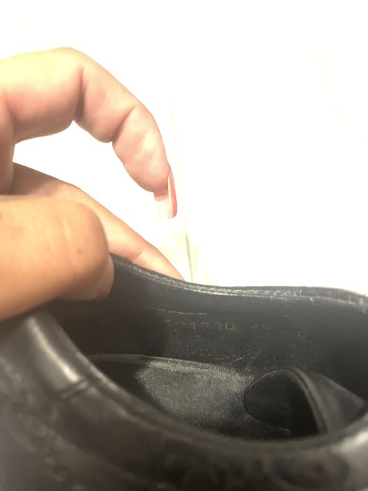 Oryginalne półbuty GUCCI skóra numer seryjny