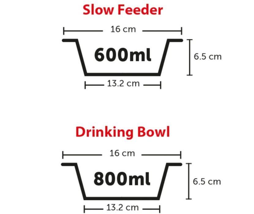 Flamingo  podajnik podwójny