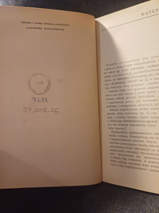 Kazimierz Kotarski O szkole - dla rodziców
