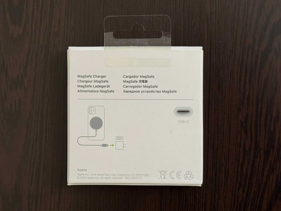 Зарядний пристрій Apple MagSafe Charger для iPhone (White) (Оригінал)