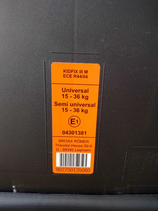 *ŁADNY*Fotelik dziecięcy Britax Romer KIDFIX III M 15-36kg