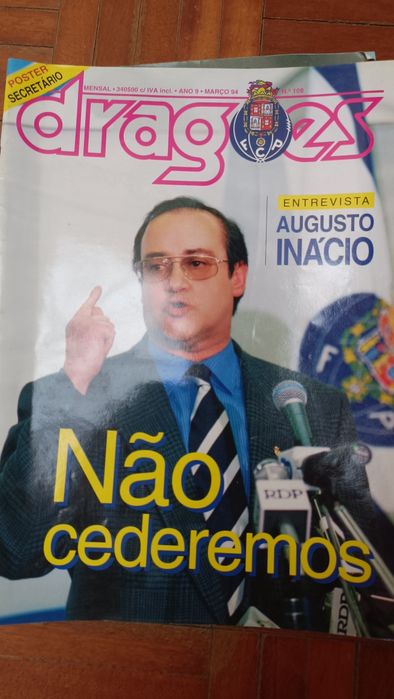 Revistas antigas Dragões 1994