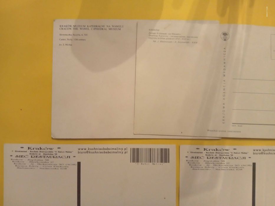 Sprzedam informator krak. rodziny i maskotki i kartki dot. Krakowa