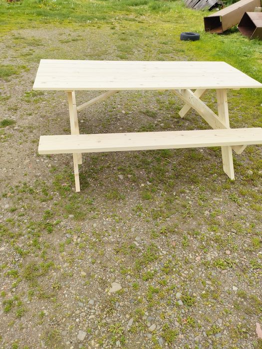 Стіл садовий лавка