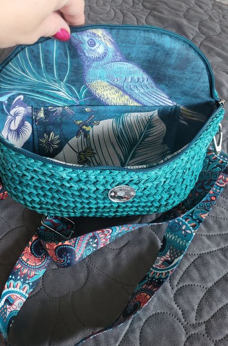 Torebka nerka cross body handmade