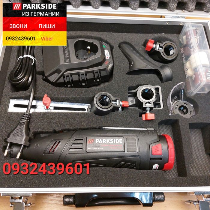 Безщёт аккум. гравер из ГЕРМАНИИ Parkside PPFBSA 12 дремель бормашинка