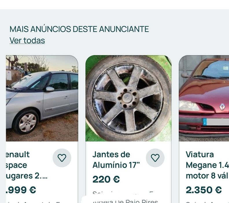 Muito material de Peças para Renault Megane