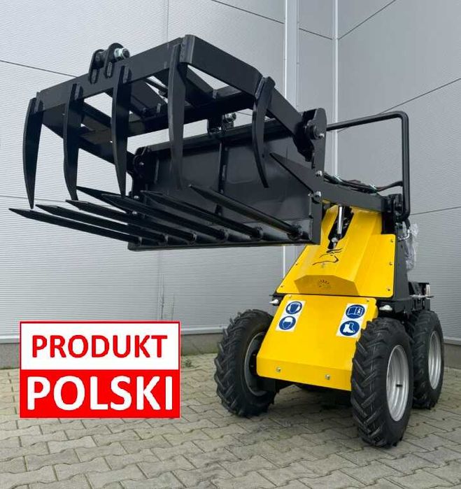 Miniładowarka mini ładowarka TUR Poland N525 skid steer widlak burtowa