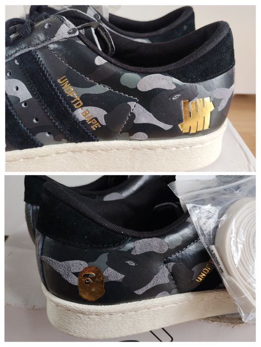 Buty męskie 42 Adidas Undefeated X Bape Superstar 80S originals