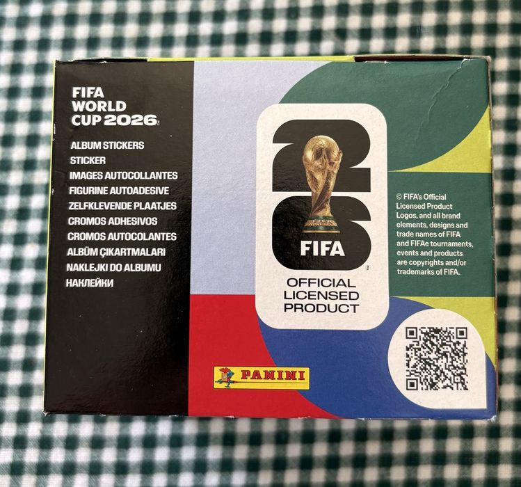 Caixas de cromos do mundial seladas