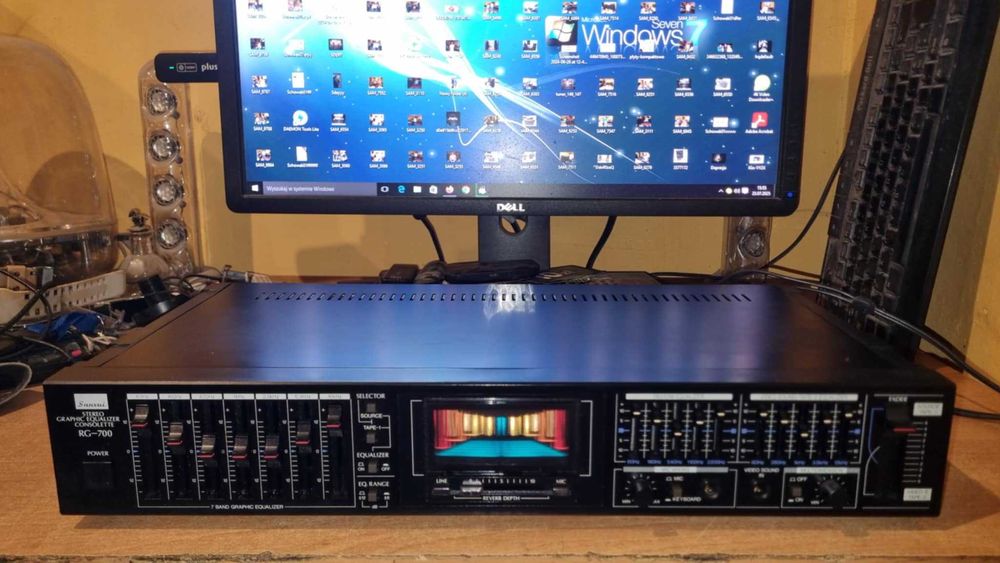 Korektor graficzny Sansui RG-700 Reverb Echo pogłos Made in Japan!!!