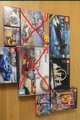 Klocki Lego Kolekcja  NOWE 76224, 75344, 42163, 60358, 60332 + UŻYWANE