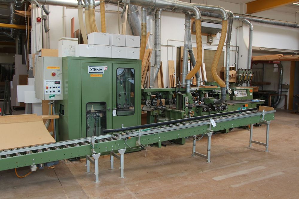 Weinig 7 głowicowy z powrotem materiału