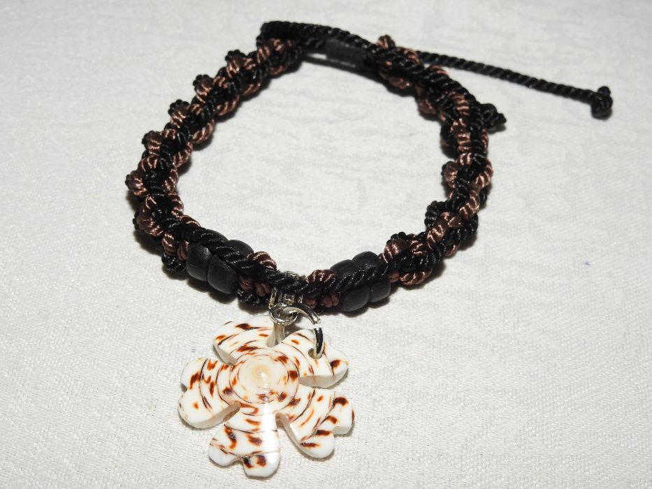 Bransoletka sznurkowa - koniczynka