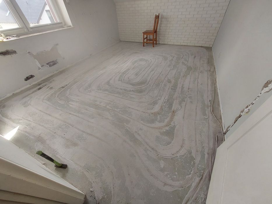 Frezowanie pod ogrzewanie podłogowe . Podłogówka . Sucha zabudowa.