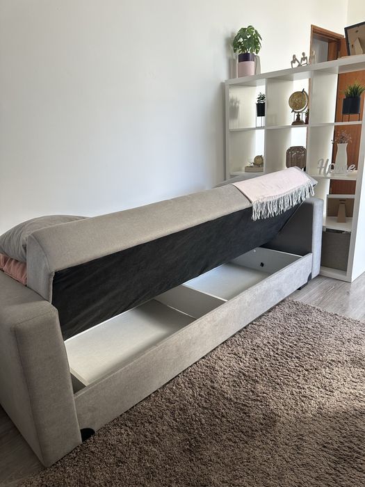 Sofá cama TOP STAR com baú