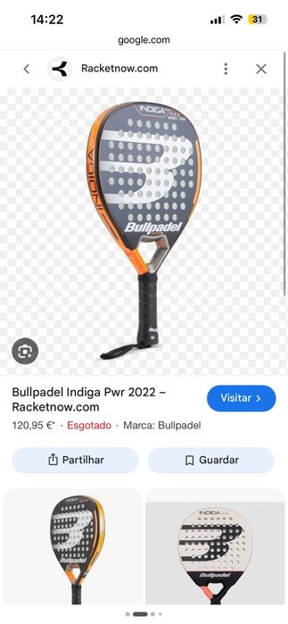 Raquele de Padel Bullpadel Indiga