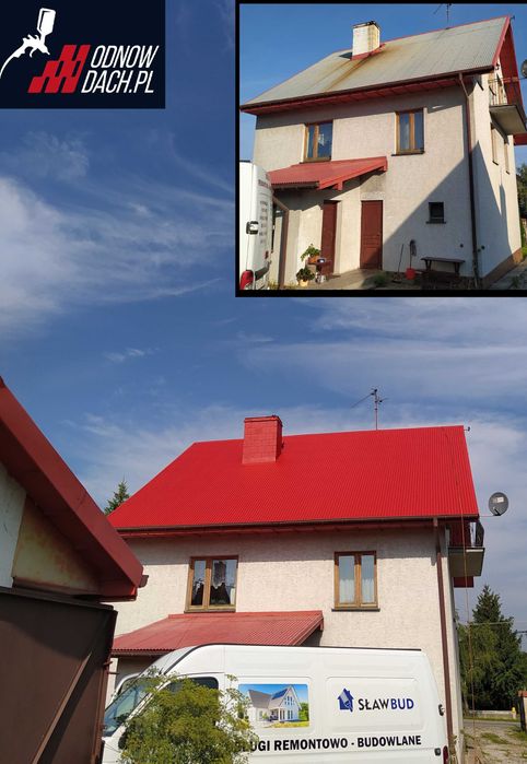 Malowanie dachów 10 lat gwarancji